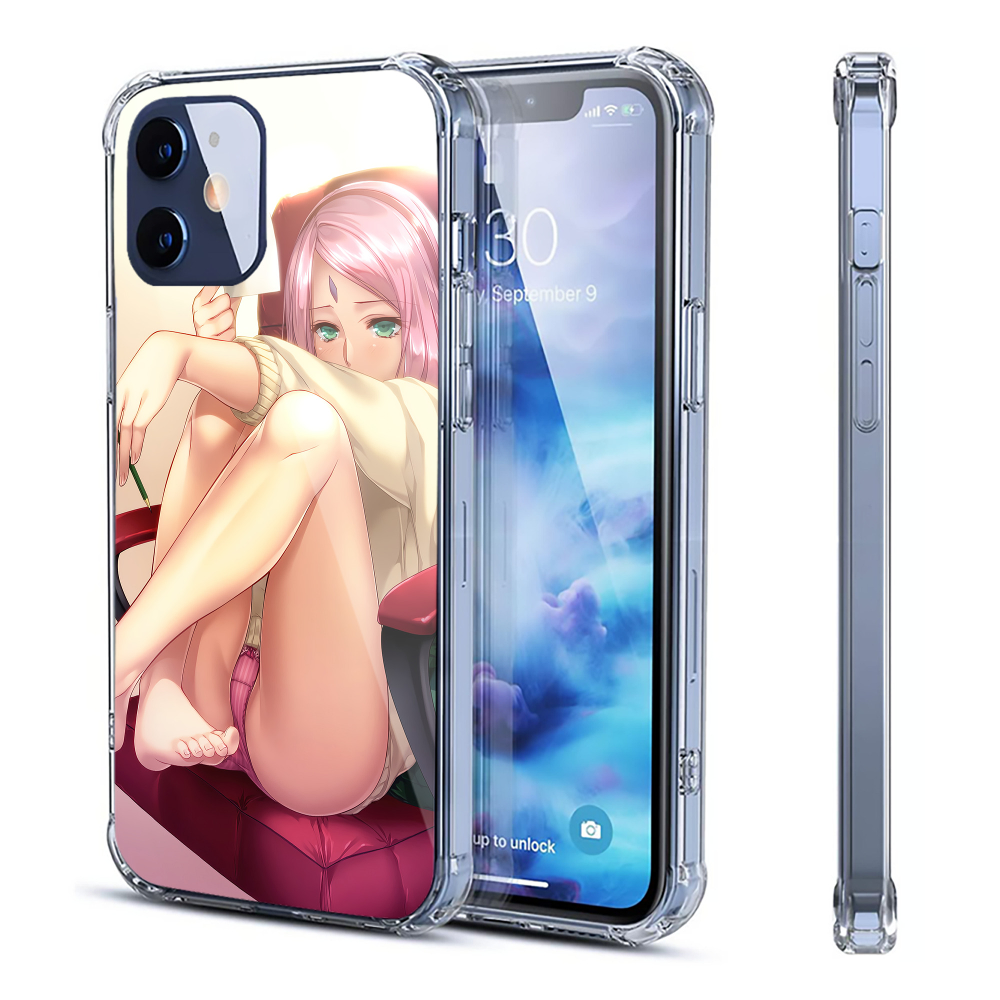（画像用） NARUTO -ナルト- NARUTO -ナルト- 疾風伝 【iPhone 12シリーズ対応】透明スマホケース（クリアソフトケース）
